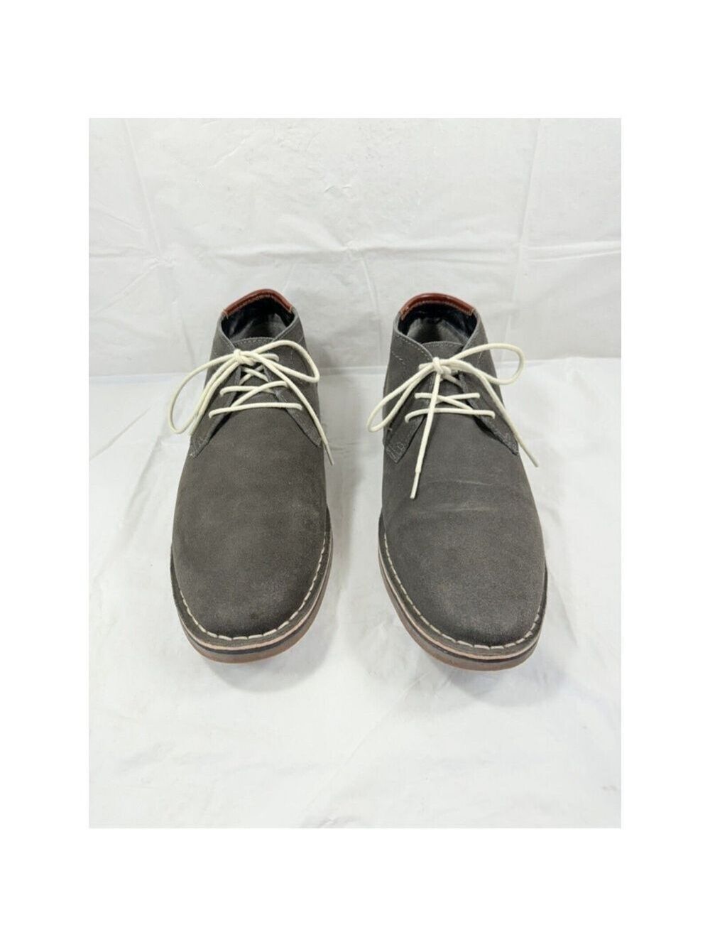 Kenneth Cole Reaction Desert Sun Suede Chukka Boots shoe Men Gray 12